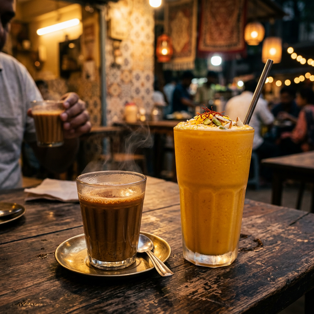 Masala Chai and Lassi